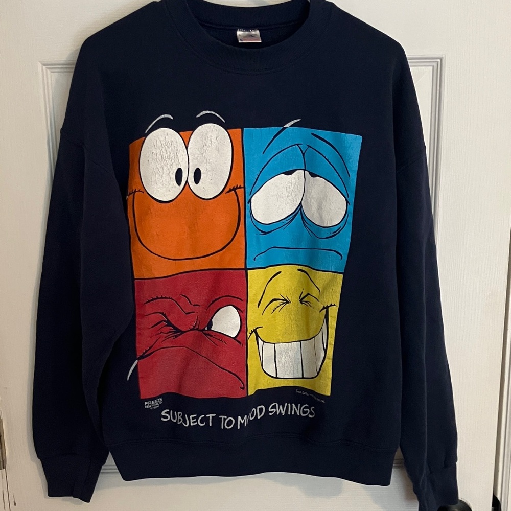Fruit of the Loom Men's Multicolor Graphic Crewneck Sweater